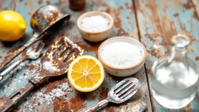 3 שיטות טבעיות להסרת חלודה ממתכת – בלי חומרים כימיים