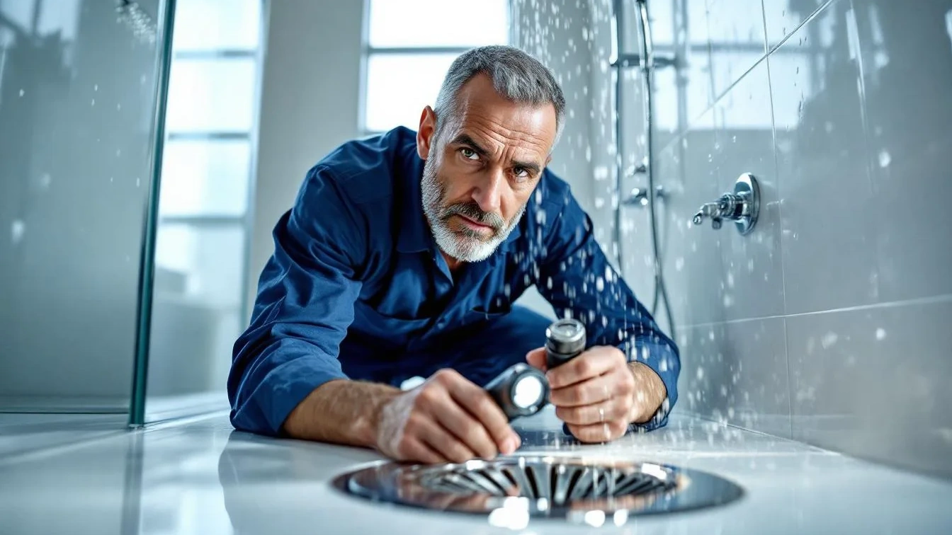 אינסטלטור מגלה איך להיפטר מהריחות הרעים מניקוז המקלחת