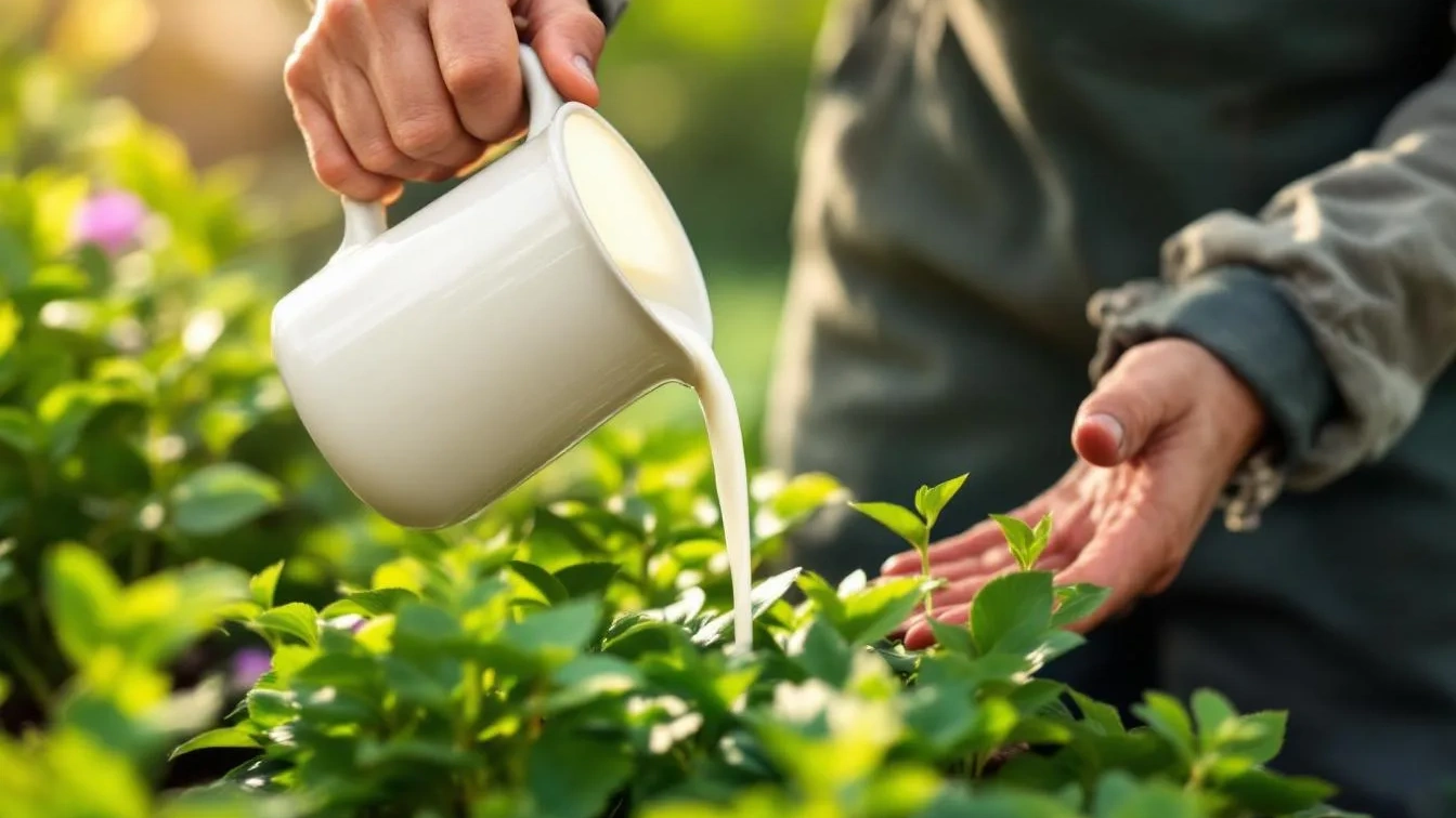 גנן חושף למה כדאי להשקות את הצמחים שלך בחלב