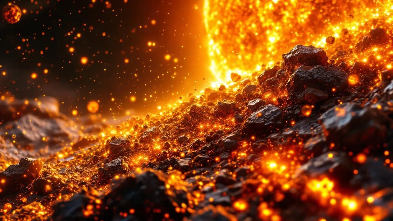 לא חומר מסתורי ולא קסם, כך נוצרו חומרי כדור הארץ קרוב לשמש