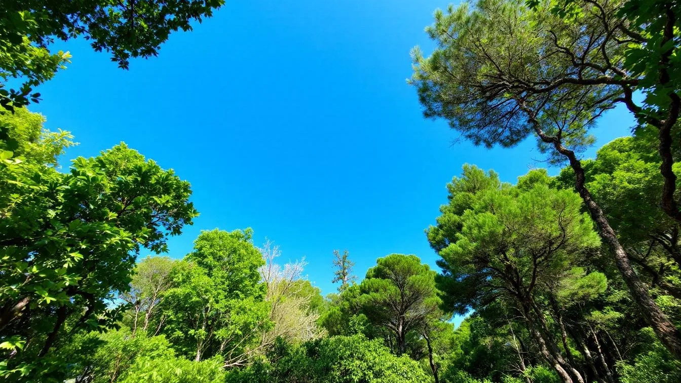 לא פלסטיק ולא מתכת, העצים שנשתלו על ידי אדם אוגרים פחות פחמן