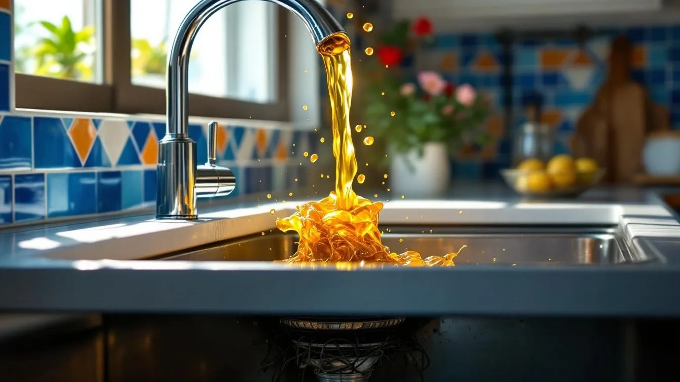 למה אסור לשפוך שמן בכיור – וההשלכות שלא חשבתם עליהן