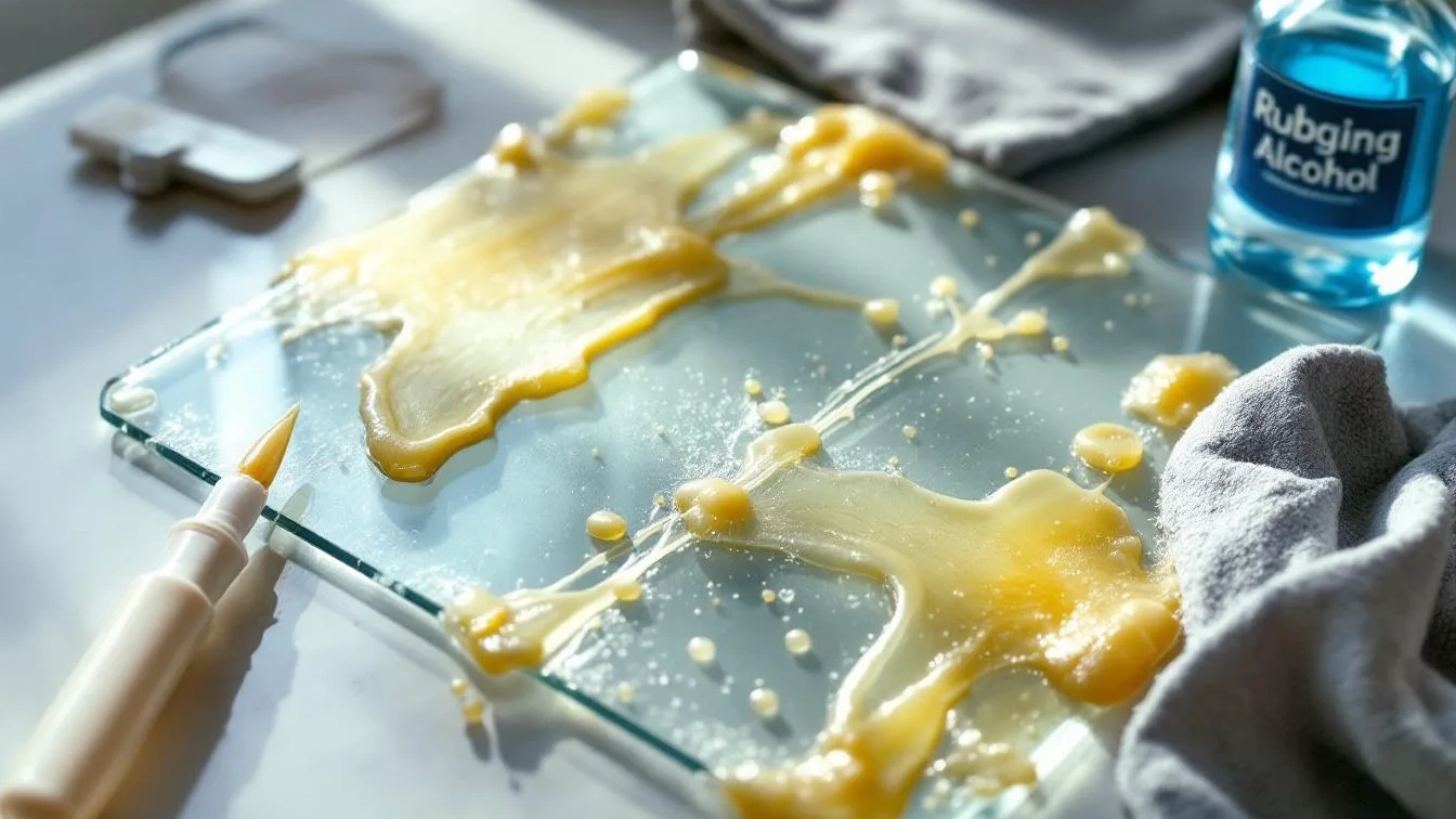 למה הדבק סופר שלך לא יורד ממשטחי זכוכית גם אחרי כל הניסיונות