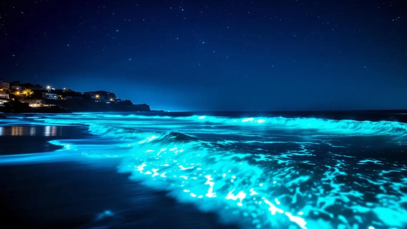 למה חלקים מהאוקיינוס זוהרים בלילה – התופעה המדעית שמפתיעה חוקרים