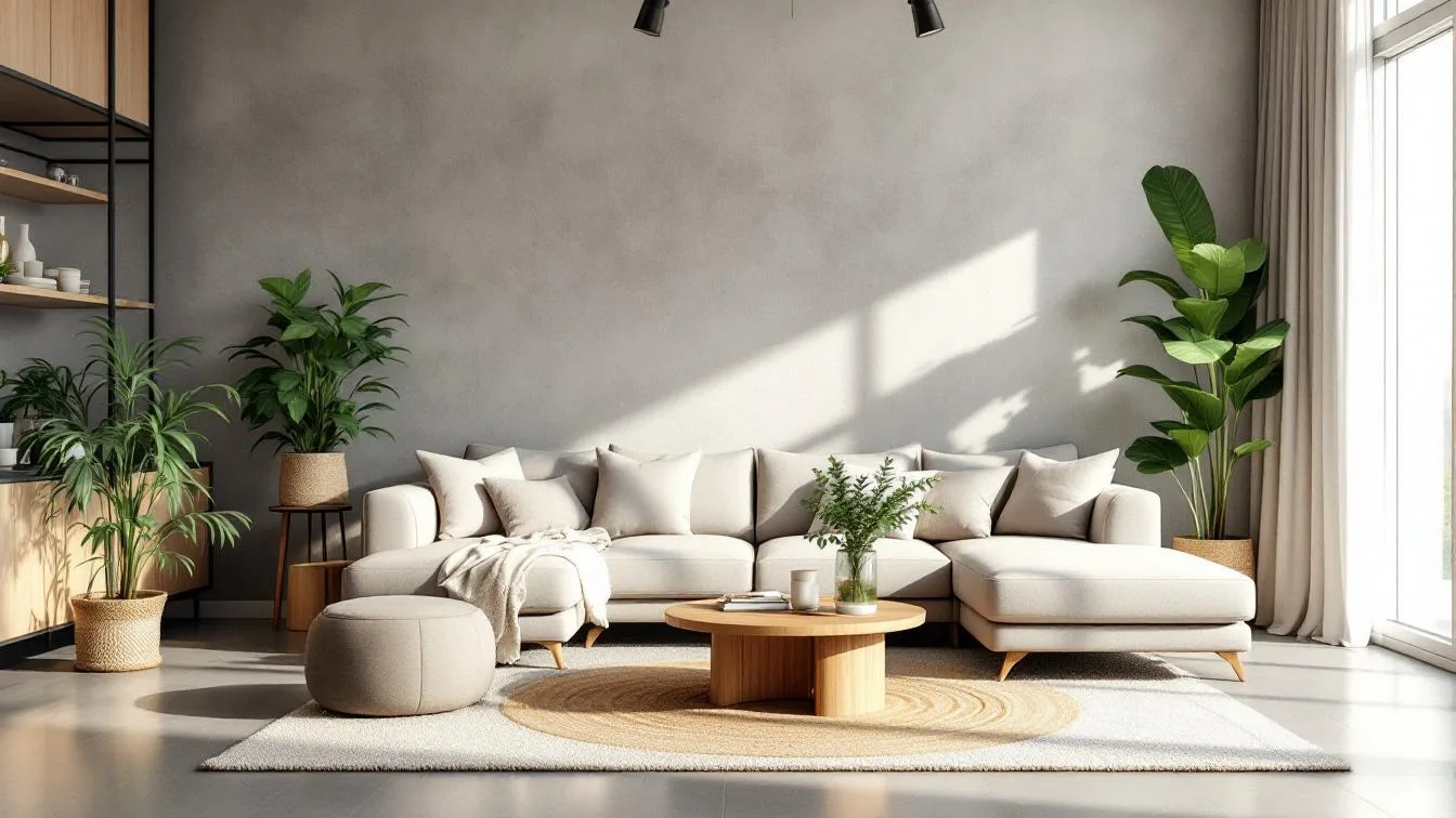 מעצבת פנים חושפת איך להתאים רהיטים לריצוף אפור בלי לשנות את הרצפה