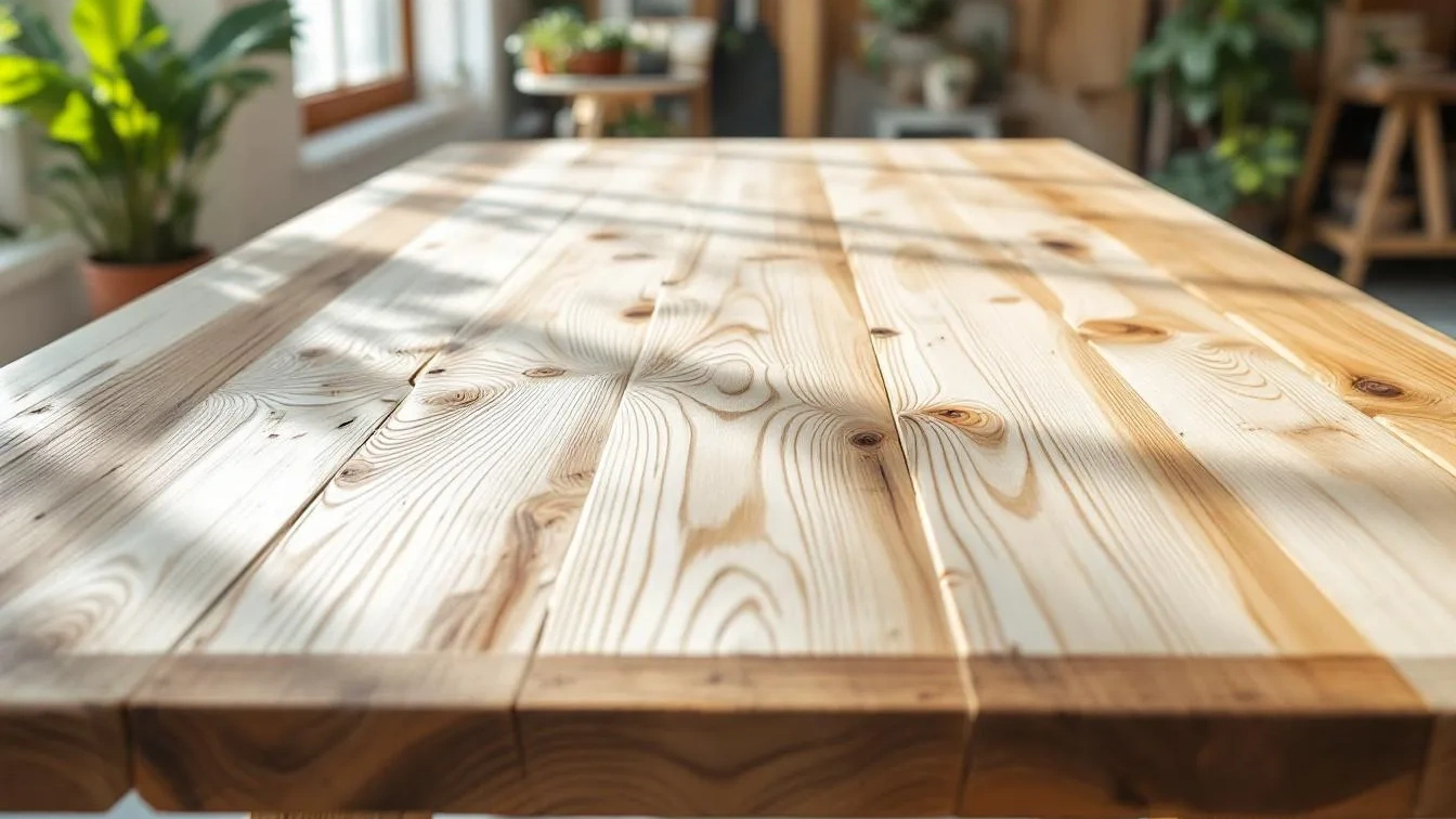 ניסיתי להלבין עץ בשיטה הזו – התוצאה הייתה מראה רענן וחדש